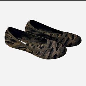 Camouflage Ballet Flats